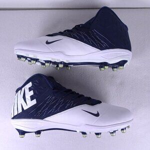 Nike Zoom Code Elite 3/4 TD Football Cleats Size 18 Blue White 603368-140 NEW